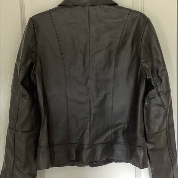 Women’s vintage Chadwick’s black leather jacket in a size small. - Picture 2 of 3